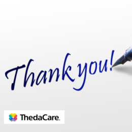 Thank you being written on white background with fountain pen in blue ink