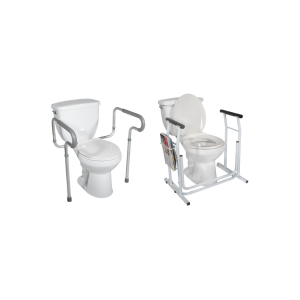 Product image of two toilet support frames